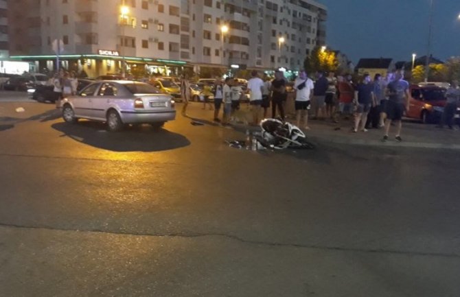 Motociklista povrijeđen na Starom aerodromu