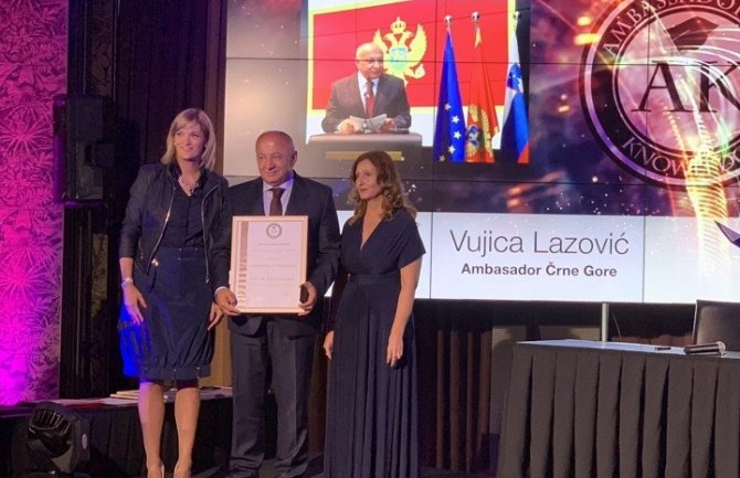 Lazoviću u Ljubljani dodijeljena počasna titula „Ambasador znanja“