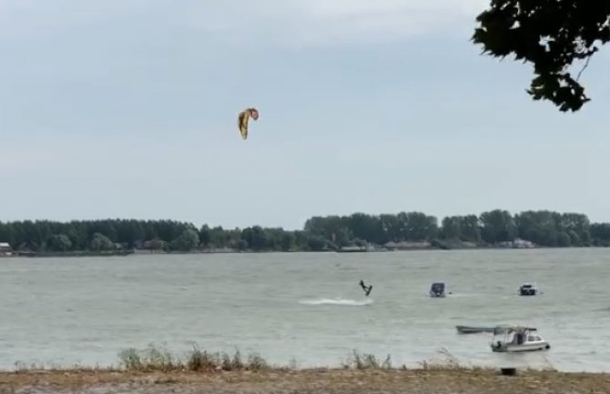 Slučajno snimljeni poslednji trenuci srpskog repera: Gru se borio sa vjetrom na rijeci(VIDEO)