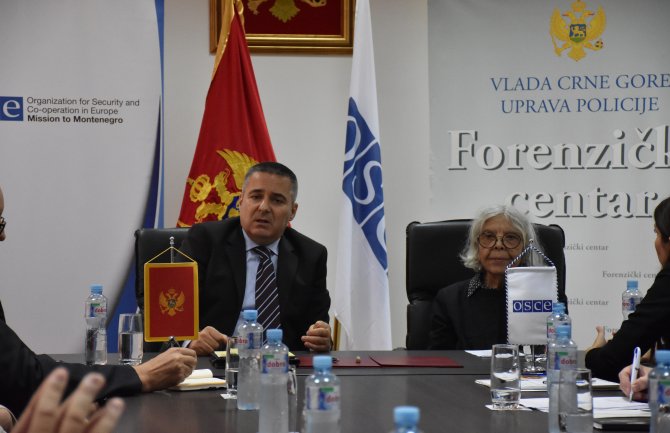 Podrška Misije OEBS-a u Crnoj Gori Upravi policije nastavljena kroz donaciju vrijedne opreme Forenzičkom centru