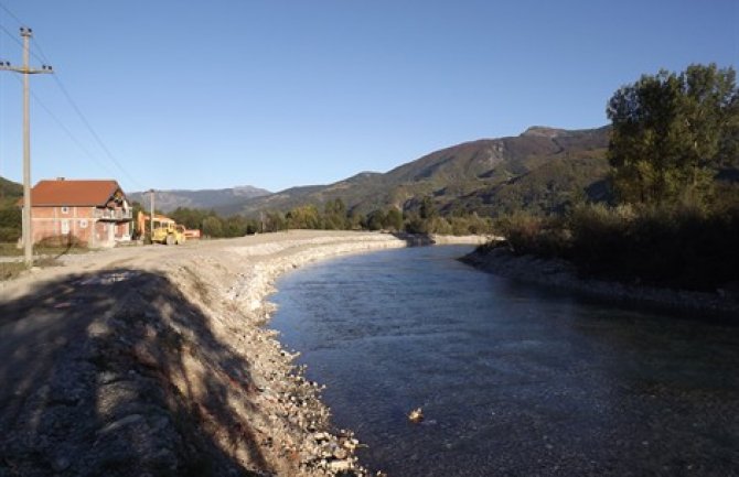 Nastavak regulacije korita rijeke Grnčar u Gusinju