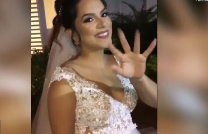 Tragedija pred vjenčanje: Trudna mlada srušila se na putu prema oltaru (VIDEO)