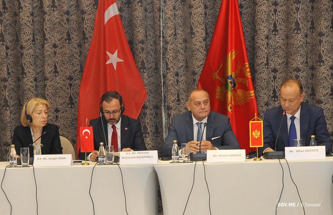 CG i Turska dogovorile unapređenje saradnje u deset oblasti unutar trgovinskih i ekonomskih odnosa