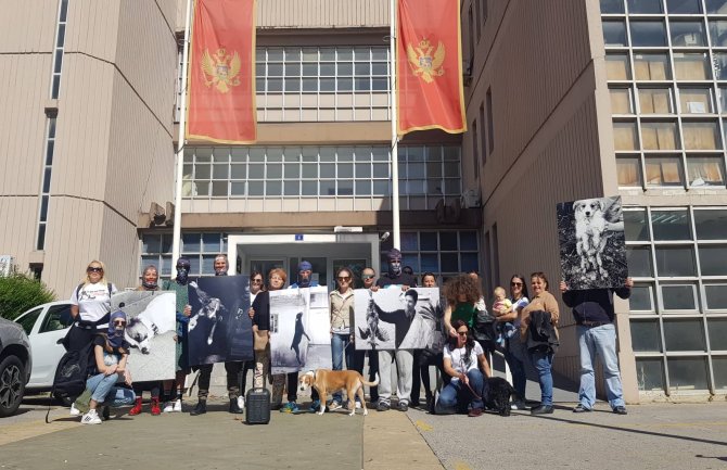 Udruženje i aktivisti za dobrobit životinja protestovali ispred suda i tužilaštva: Institucije da se probude