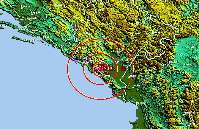 Zemljotres kod Brajića rano jutros
