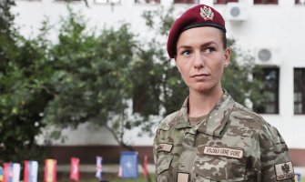 Desetarka Andrea: Služiti Vojsci Crne Gore je izuzetna stvar