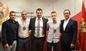 Janović primio Boškovića i Mikulića osvajače svjetskih medalja: Veliki rezultati za CG