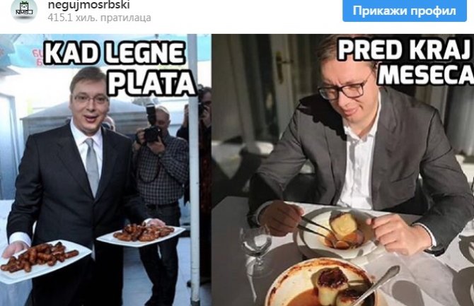 Danas punjene paprike, sjutra boranija: Vučić 