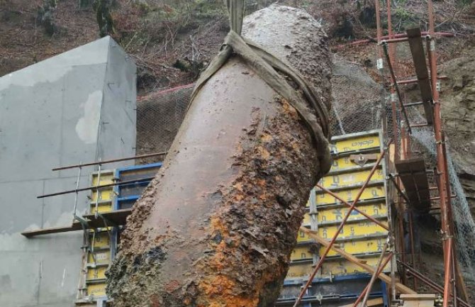 Mateševo: Sa gradilišta autoputa uklonili avio bombu iz II svjetskog rata