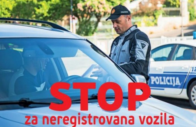 Sjutra počinje kampanja „Stop za neregistrovana vozila
