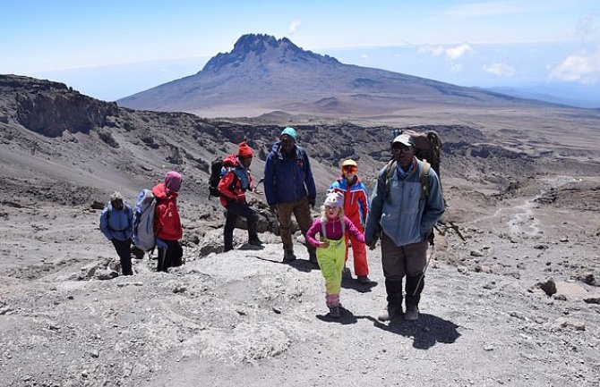 Šestogodišnja djevojčica osvojila Kilimadžaro 