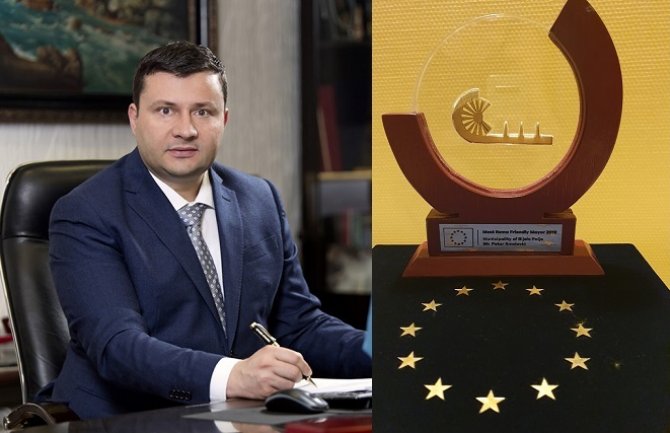 Nagrada Predsjednik opštine prijatelj Roma:  Smolović najviše uradio za Rome u Crnoj Gori