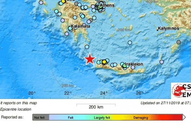 Jak zemljotres pogodio Grčku 