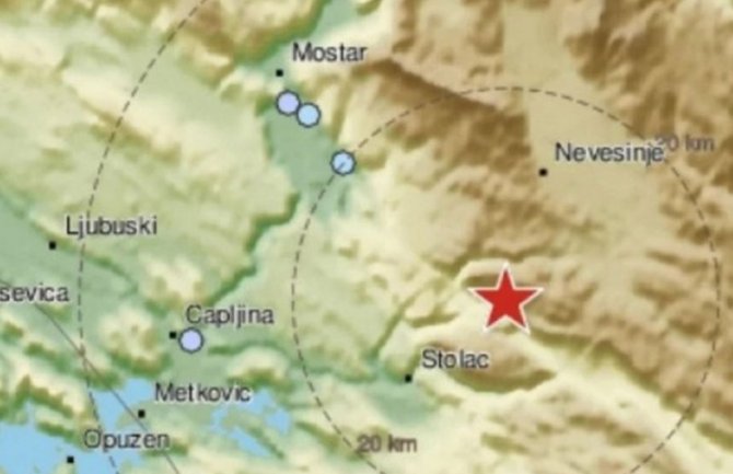 Novi slabiji zemljotres u BiH