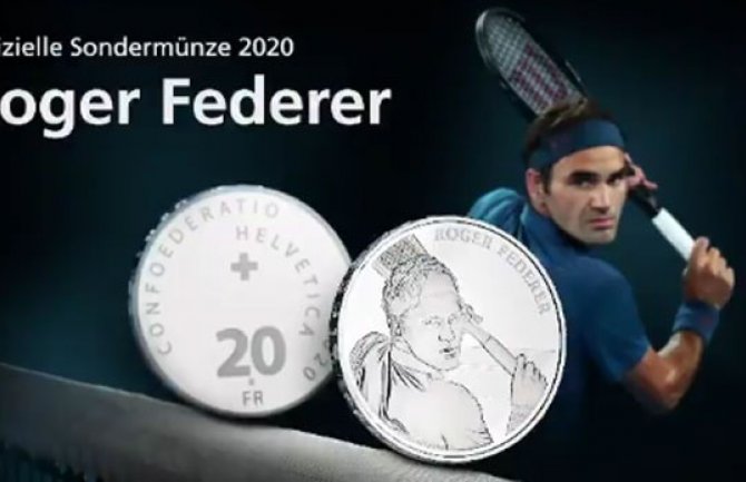 Federeru ukazana jedinstvena čast: Njegov lik biće na srebrnoj kovanici od 20 franaka