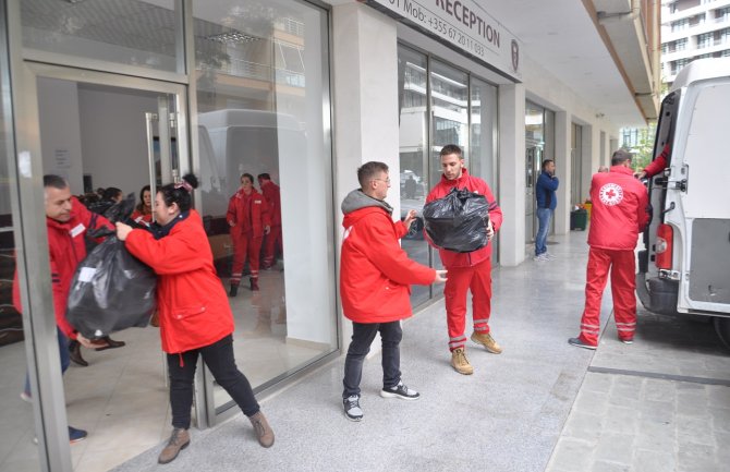CKCG: Za pomoć stanovništvu Albanije uplaćeno 90,5 hiljada eura