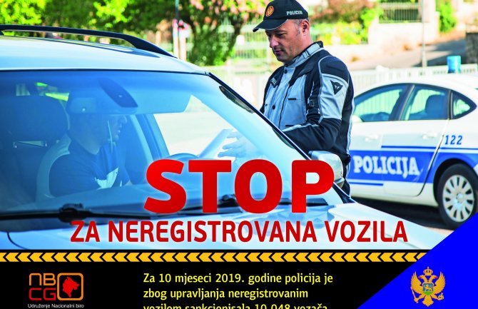 Kampanja  „Stop za neregistrovana vozila“: Preko hiljadu vozila isključeno iz saobraćaja