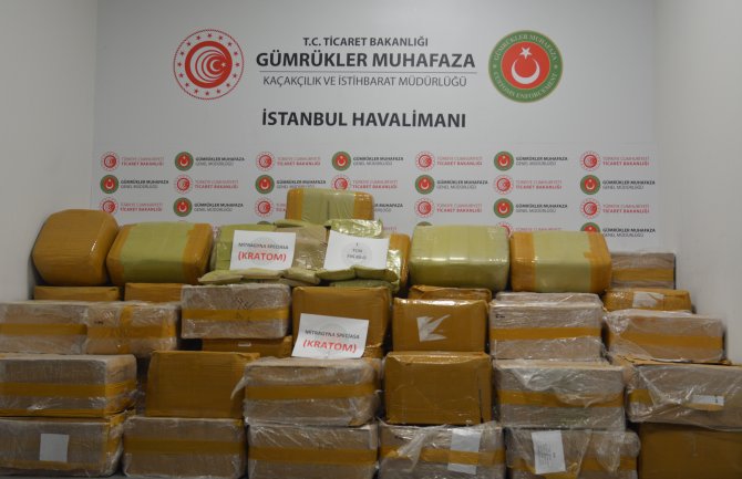 Na aerodromu Istanbul zaplijenjeno 1,7 tona droge