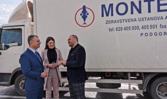 Krenuo konvoj pomoći Albaniji, zahvalni državi i narodu Crne Gore