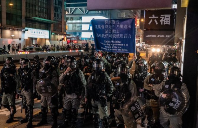 Tokom božićnih praznika u Hongkongu uhapšeno 336 demonstranata