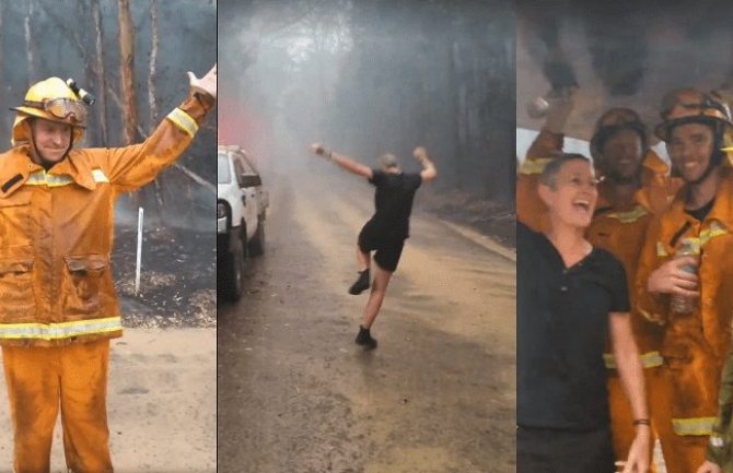 Pala kiša u Australiji: Vatrogasci igrali od sreće(VIDEO)
