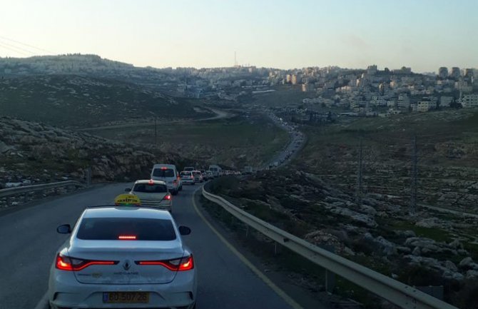Saobraćajni kolaps u Jerusalimu: Gužve, pojačane mjere obezbjeđenja (FOTO)