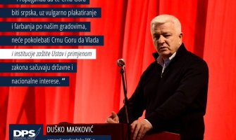Propaganda da će Crna Gora biti srpska neće pokolebati Vladu i institucije da zaštite Ustav