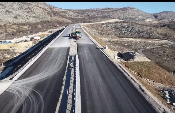 Objavljen novi snimak radova na autoputu(VIDEO)