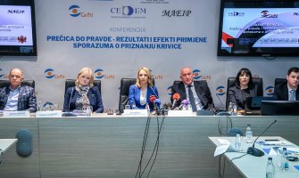 U Crnoj Gori nije razvijena sudska praksa u pogledu sporazumnog priznanja krivice