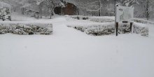 U hercegnovskom zaleđu 20 centimetara snijega,putevi prohodni(FOTO)