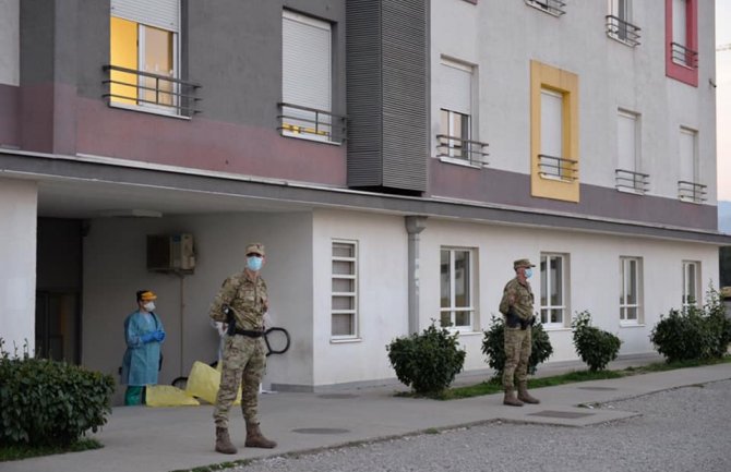 Vojska štiti karantine u Podgorici i Danilovgradu