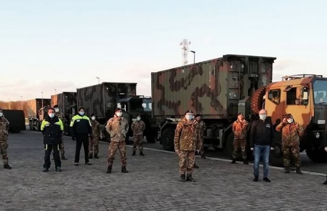 Uprkos svemu Italija poslala konvoj pomoći Hrvatskoj