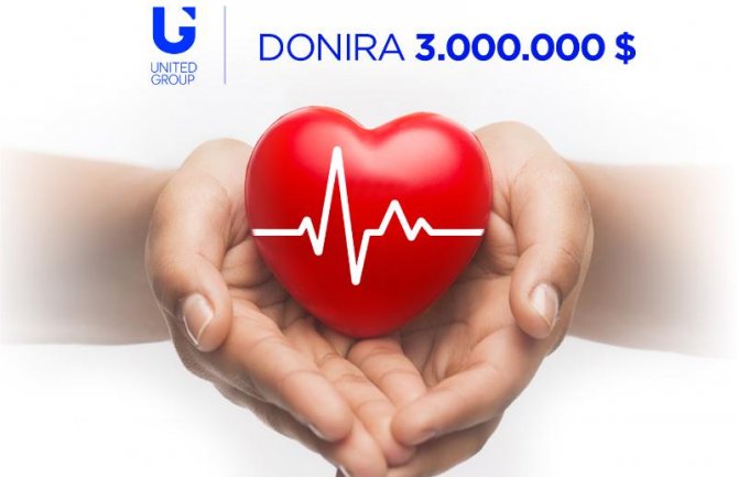 United Grupa pomaže zemljama u regionu sa 3 miliona dolara, Crnoj Gori namijenjeno 250.000