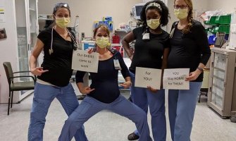 Trudne medicinske sestre rade tokom pandemije: Naše bebe su došle da rade zbog vas