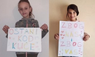 Mališani iz bjelopoljskog sela pozvali na strpljenje i solidarnost (Foto)