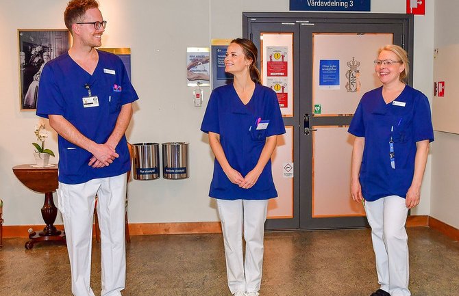 Švedska princeza prošla obuku i radi kao medicinska sestra na odjeljenju za korona virus