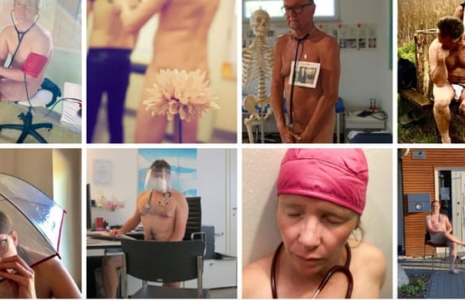 Njemački ljekari objavili gole slike u znak protesta zbog nedostatka maski i rukavica