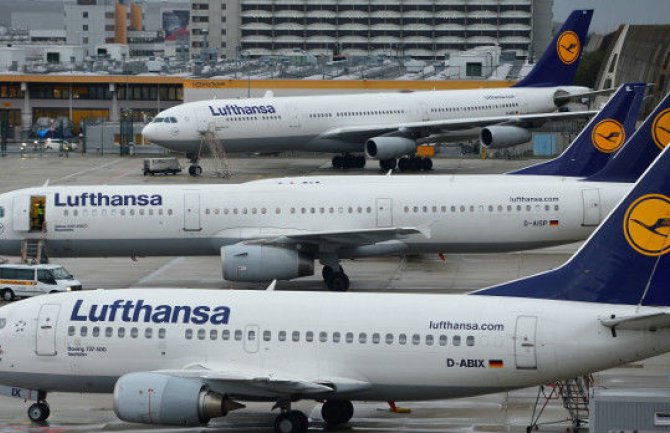 Lufthanza planira da smanji svoju flotu za oko stotinu aviona
