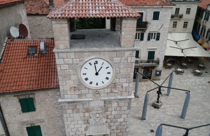 Rekonstruisan gradski sat u Kotoru