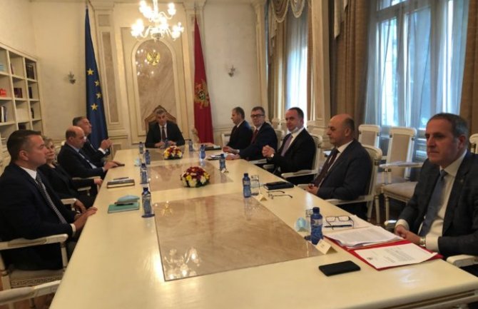 Počeo sastanak Brajovića sa predsjednicima vladajuće koalicije