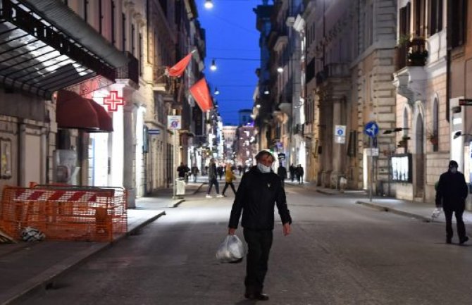Italija: Za 24 sata preminulo 55 osoba, broj zaraženih povećan