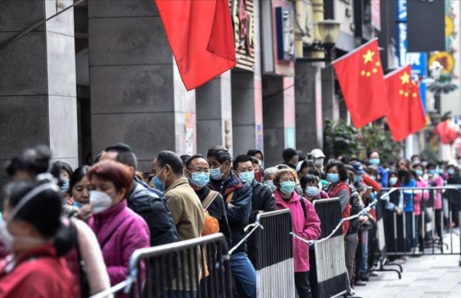 U Kini u posljednja 24 sata od korona virusa zaraženo 57 osoba