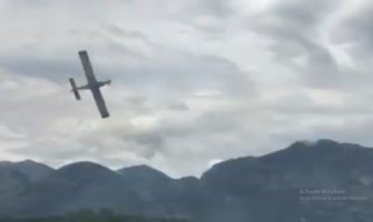 Avioni MUP-a gasili požar kod Ulcinja: Uspiješno spriječili širenje vatrene stihije (VIDEO)