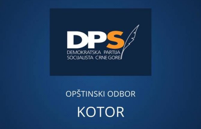 DPS Kotor: Pred nama je još jedna izvjesna izborna pobjeda