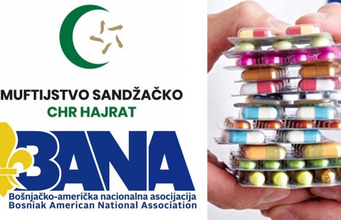Bošnjačko-američka asocijacija donirala ljekove Sandžaku za oboljele od COVIDa 19