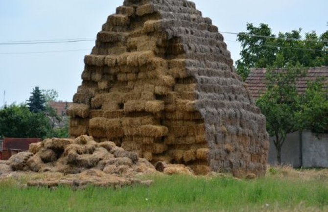 Grom spalio šest tona sijena u bjelopoljskom selu