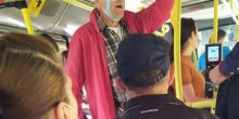 Misterija u gradskom prevozu u Beogradu: Šta čovjek nosi na licu (FOTO)