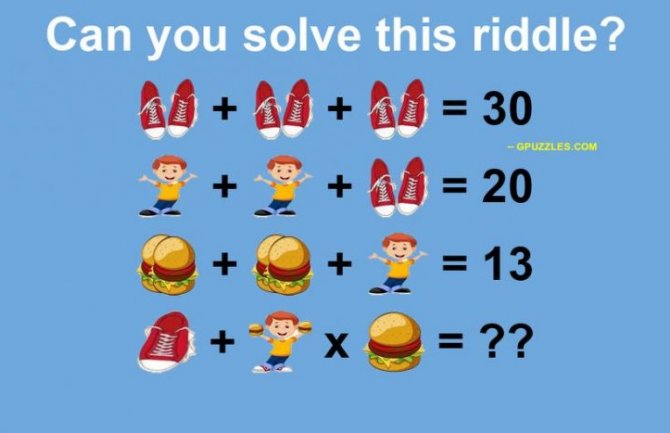 Da li možete da riješite ovaj matematički zadatak?
