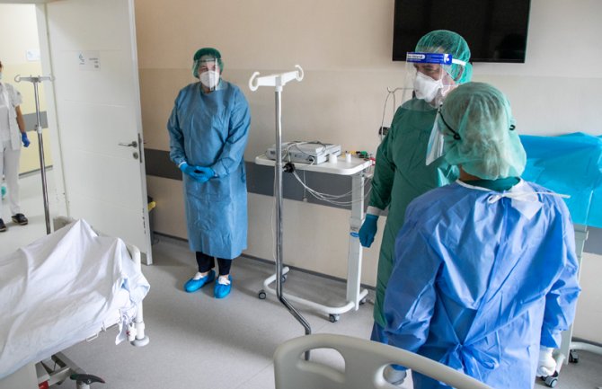 U bolnicama širom Crne Gore 158 zaraženih koronavirusom, pozitivno 68 zdravstvenih radnika