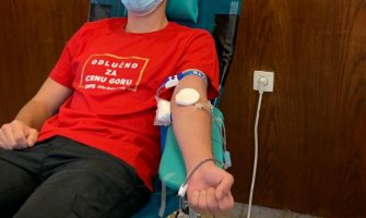 Savjet mladih DPS Danilovgrad organizovao akciju dobrovoljnog davanja krvi